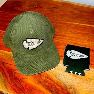 Tecovas - Olive Corduroy Trucker Hat & Matching Koozie